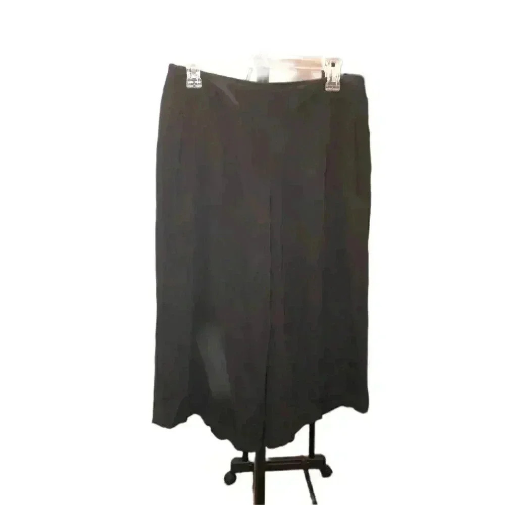 ROTH LECOVER CALIFORNIA Vintage Black Gaucho Wide Pants - size 8